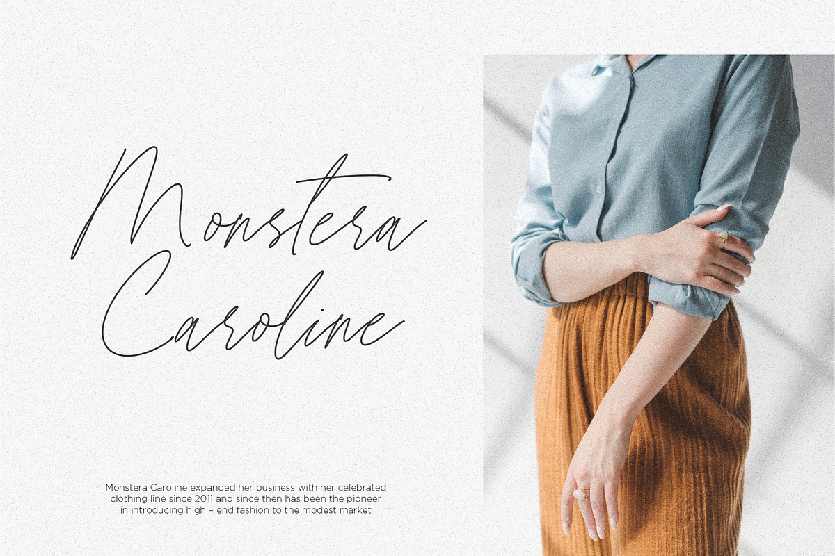 Blueberry & Jasmine - Casual Font, a Script Font by Letterative Studio (Photo 2 of 5)