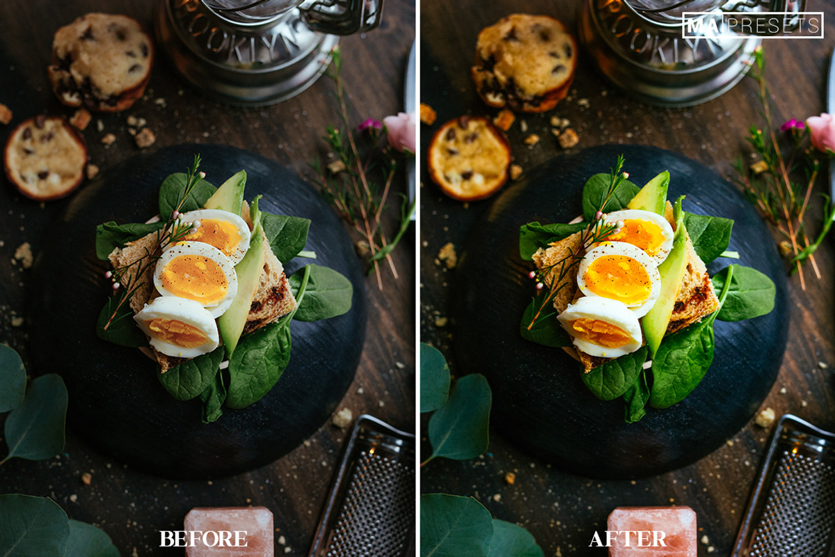 10 PRETTY FOOD Lightroom Presets, a Preset Add-On by MaPresets (Photo 2 of 13)