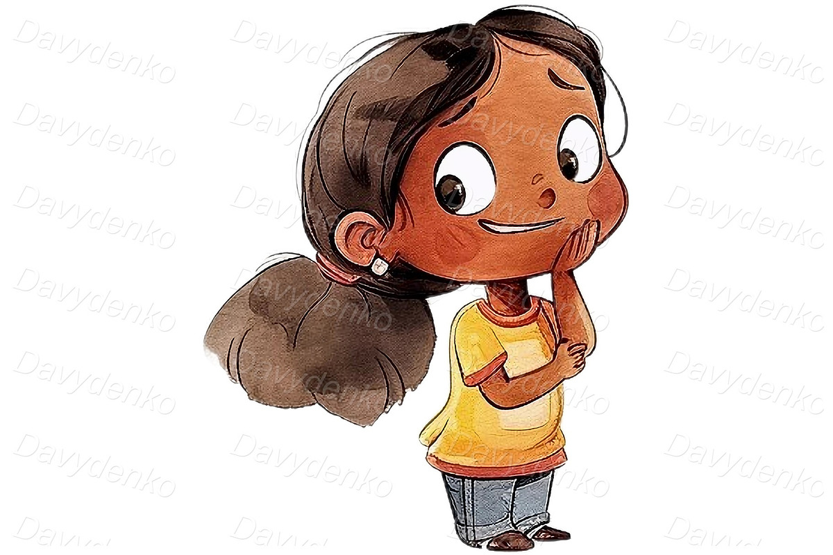Kids different facial expressions, a Person Illustration by Bubert Art (Photo 2 of 8)