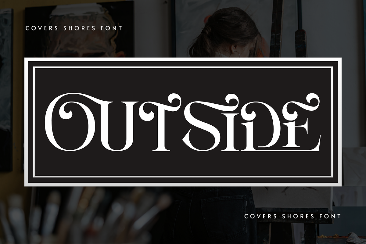 COVERS SHORES - ROMANTIC FONT, a Serif Font by 177Studio (Photo 5 of 8)