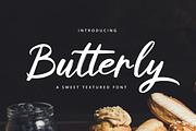 Butterly brush pen font, a Script Font by great19 (Thumbnail 1 of 10)