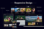 Diary Dark - Blog HTML Template, a HTML Template by TNCFlow (Thumbnail 2 of 5)