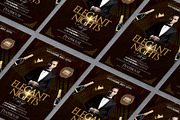 Elegant Party Flyer Template, a Flyer Template by Creative Waffle (Thumbnail 2 of 5)