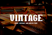Rodgros - Rustic & Vintage Font, a Serif Font by QR Design Studio (Thumbnail 3 of 10)