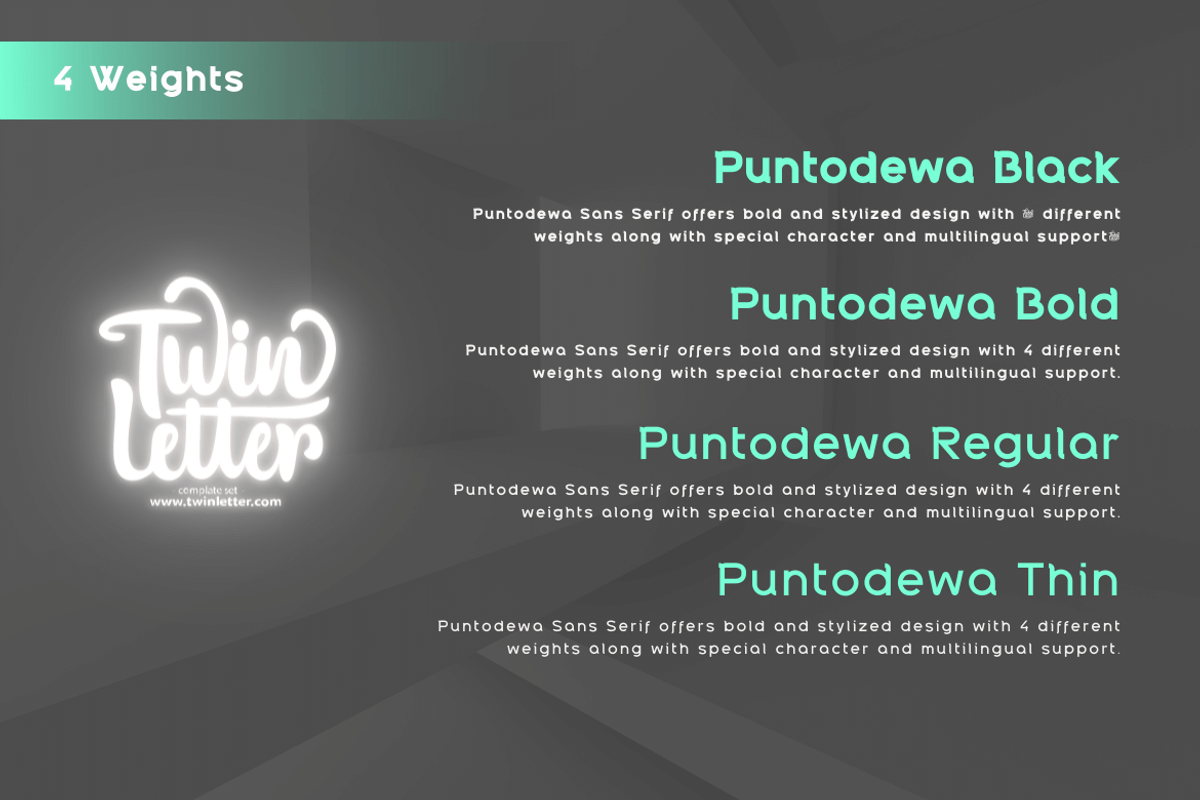 Puntodewa, a Sans Serif Font by twinstd (Photo 3 of 13)