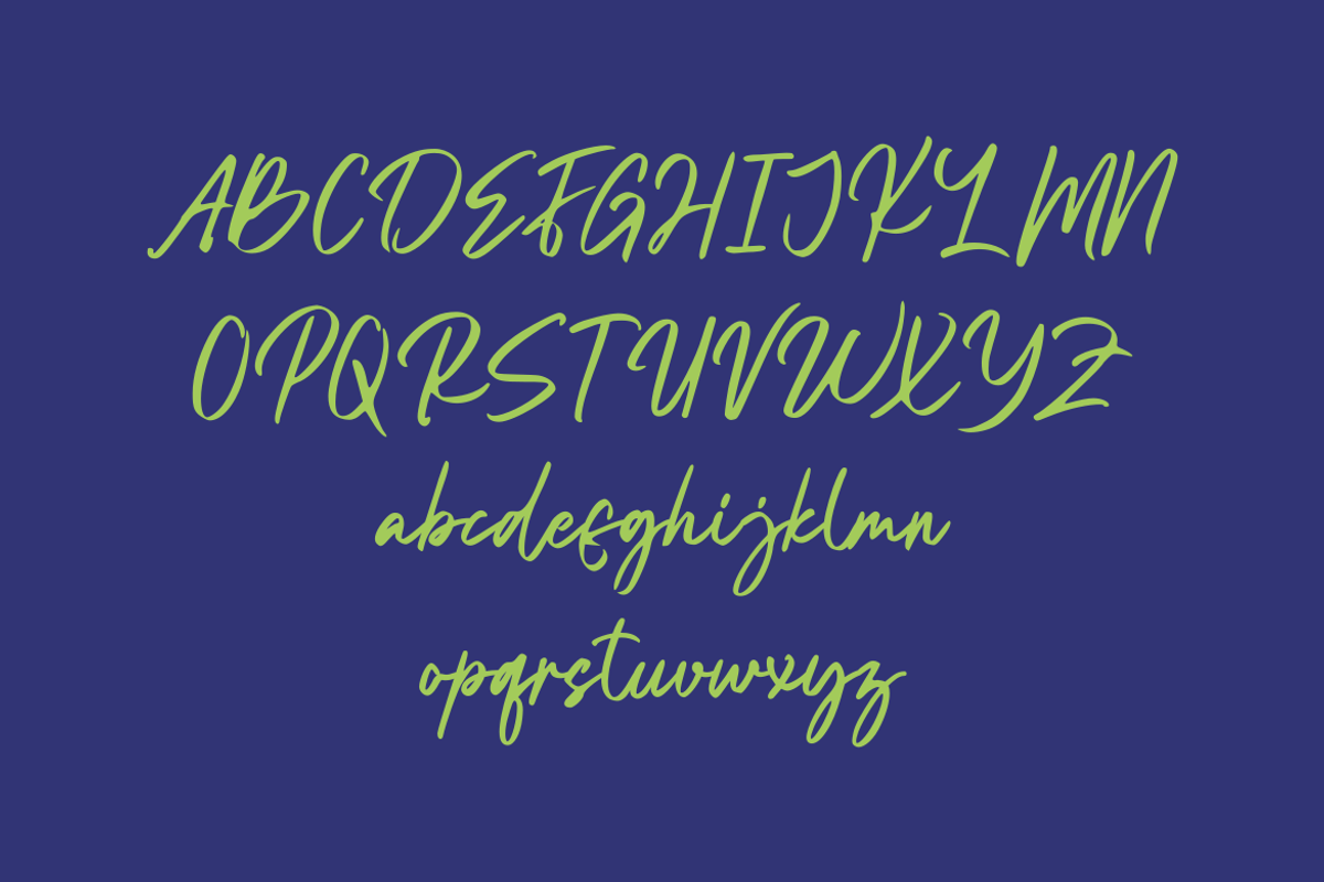 Bareng Story - Script Font, a Script Font by GFRcreative (Photo 5 of 7)