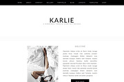 Karlie Feminine Wordpress Blog Theme, a WordPress Template by The Reverie Collective (Thumbnail 1 of 3)