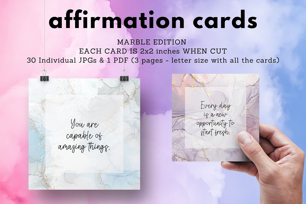 30 Mini Encouragement Cards, a Card Template by Traveling Designer (Photo 1 of 4)