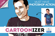 Comic Cartoon Photoshop Action, an Action Add-On by psddude (Thumbnail 1 of 2)