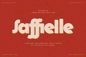 Saffielle - Bold Vintage Typeface