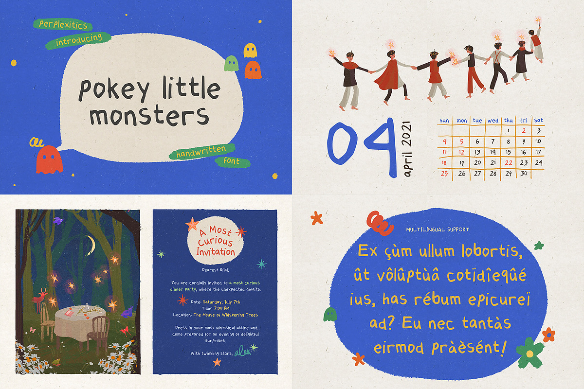 SchoolSeries Handwritten Font Bundle, a Handwritten Font by Perplexitics (Photo 4 of 13)