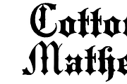 Cotton Mather, a Blackletter Font by Intellecta Design (Thumbnail 1 of 5)