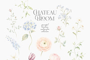 Chateau Bloom-English Garden Clipart, an Object Illustration by studioequinox (Thumbnail 3 of 15)
