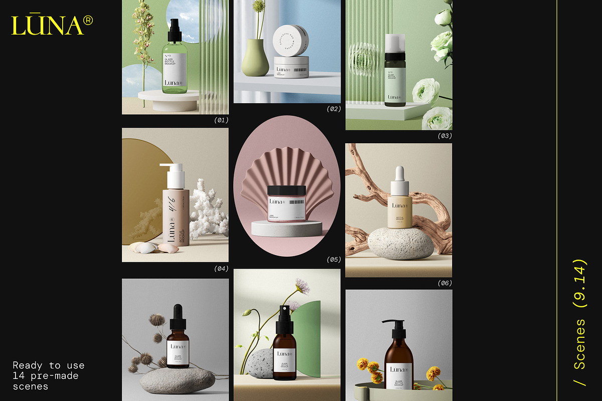 (114) Cosmetics mockups - part 1, a Packaging Mockup by Creatoom (Photo 3 of 16)