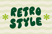 Retro Chunky Bold Bubble Font, a Handwritten Font by Nonceni (Thumbnail 7 of 10)