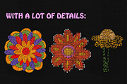 70s craft flower-embroidery&patterns, an Illustration by okchizh (Thumbnail 4 of 10)