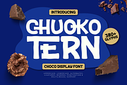 Chuoko Tern - Choco Display Font, a Handwritten Font by trabaskriya (Thumbnail 1 of 9)