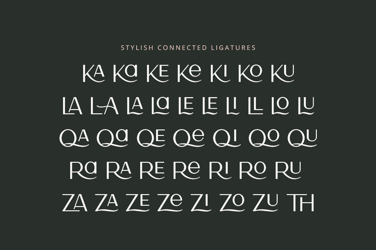 Lamora – Luxury & Modern Logo Font, a Sans Serif Font by Typebae (Photo 9 of 12)