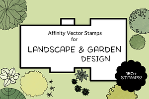 Landscape Design Stamps for Affinity