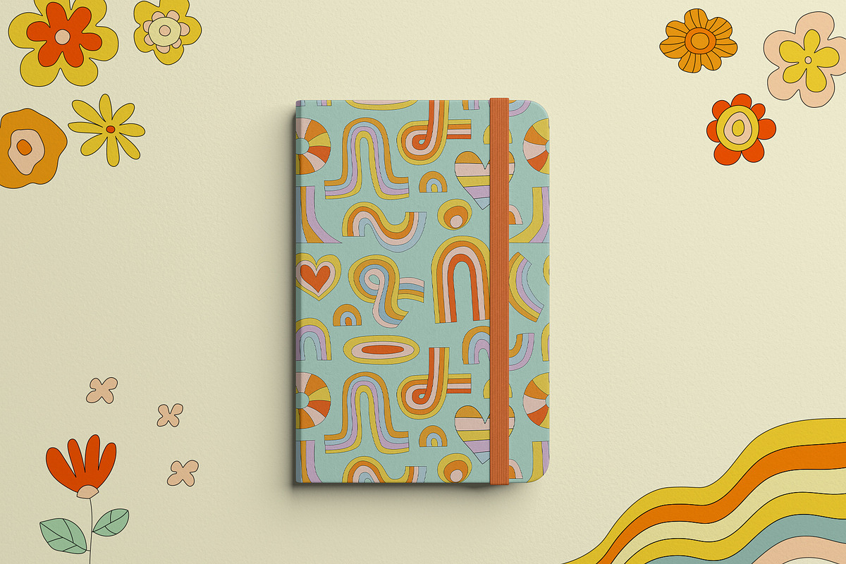Groovy collection inspo by Retro 70s, an Object Graphic by Yamurchik (Photo 6 of 26)