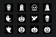 Halloween Ghost Icons Pack, a Solid Icon by Vectorium Studio (Thumbnail 7 of 7)
