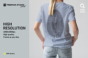 T-Shirt Mock-Up Set, a Shirt Mockup by Freeman Studio (Thumbnail 5 of 14)