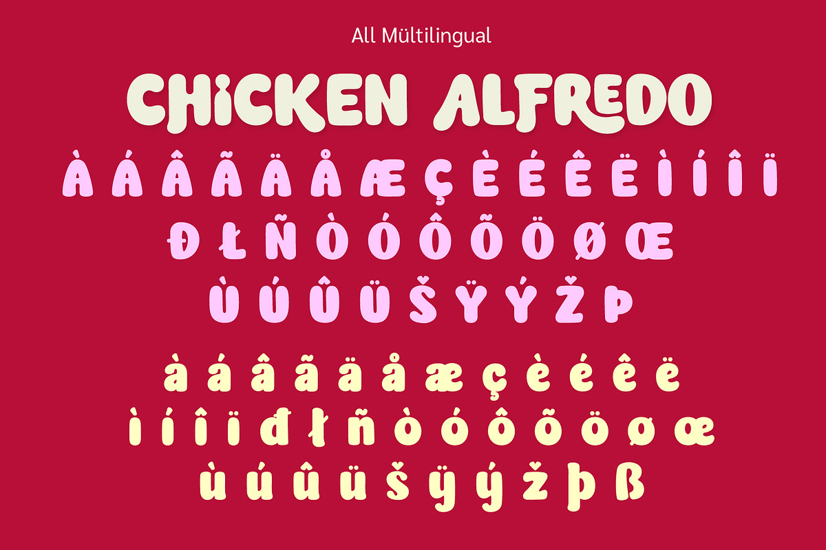 Chicken Alfredo, a Blackletter Font by BBtypeStudios (Photo 12 of 13)