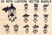 Mystical Moth Lantern Design Bundle, an Illustration by Designs_River (Thumbnail 1 of 31)