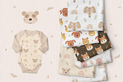 Animal Faces and Boho Rainbow Bundle, an Animal Illustration by DearLetters (Thumbnail 9 of 14)