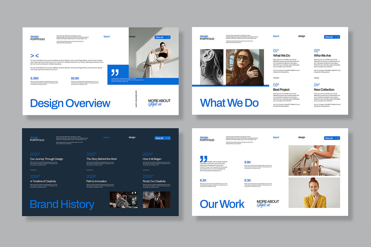 Design Portfolio Presentation, a Presentation Template by MightyDesign (Photo 3 of 8)