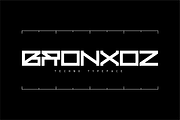 Bronxoz - Futuristic Display Font, a Sans Serif Font by Typeagle (Thumbnail 2 of 12)