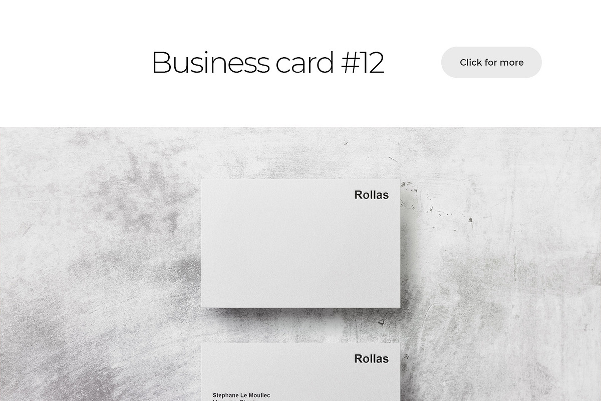 Business Card Mockup Template Bundle, a Business Card Template by PrintPixel (Photo 93 of 104)
