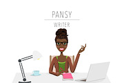 Writer / Blogger Portrait Creator, a Person Illustration by Lauren Lesley Studio (Thumbnail 22 of 33)
