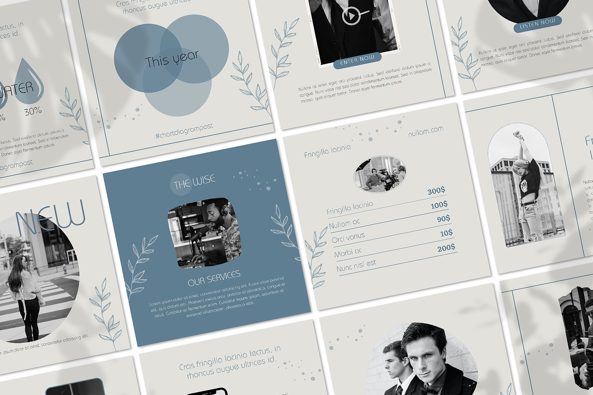 Canva Instagram Templates, a Social Media Template by UINVI Design (Photo 2 of 2)