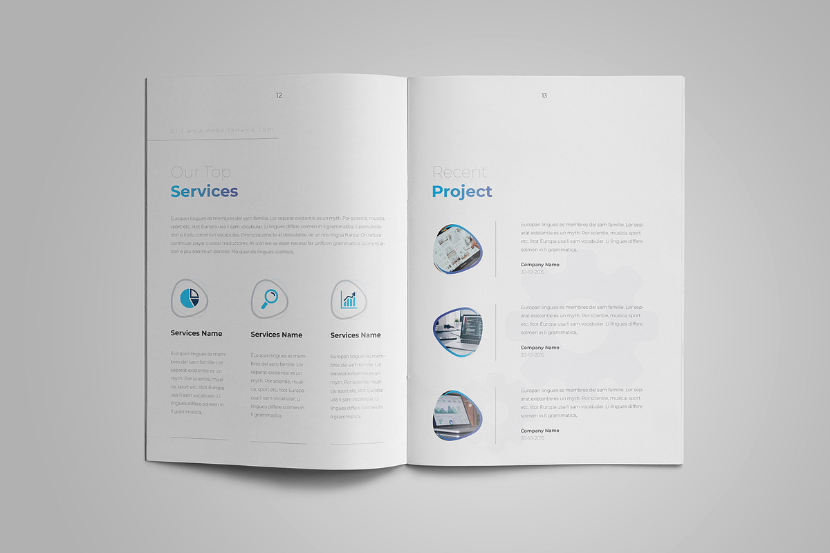 Business Brochure Design, a Brochure Template by ZAAS (Photo 7 of 10)