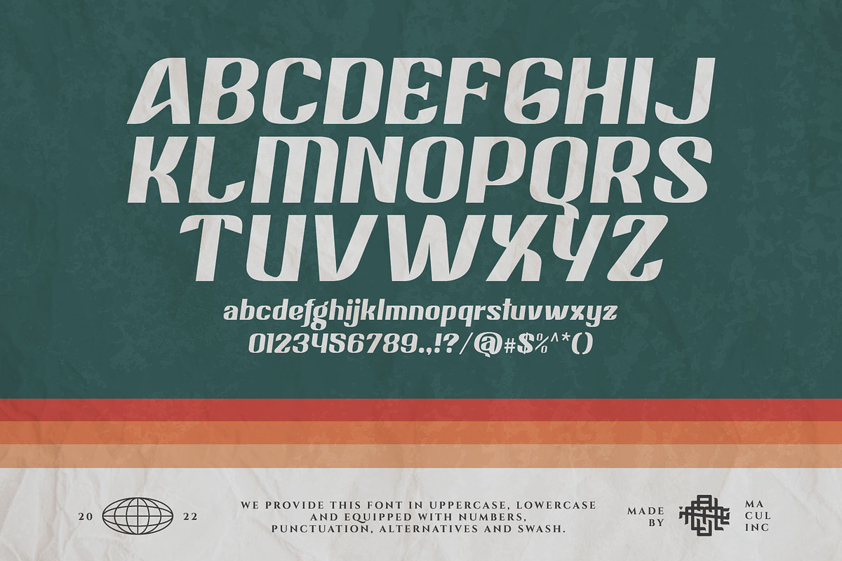 Burnston - Display Font, a Sans Serif Font by Maculinc Type (Photo 8 of 8)
