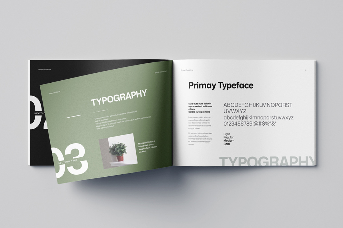 Brand Guidelines | Word & InDesign, a Brochure Template by HiveArts (Photo 10 of 13)
