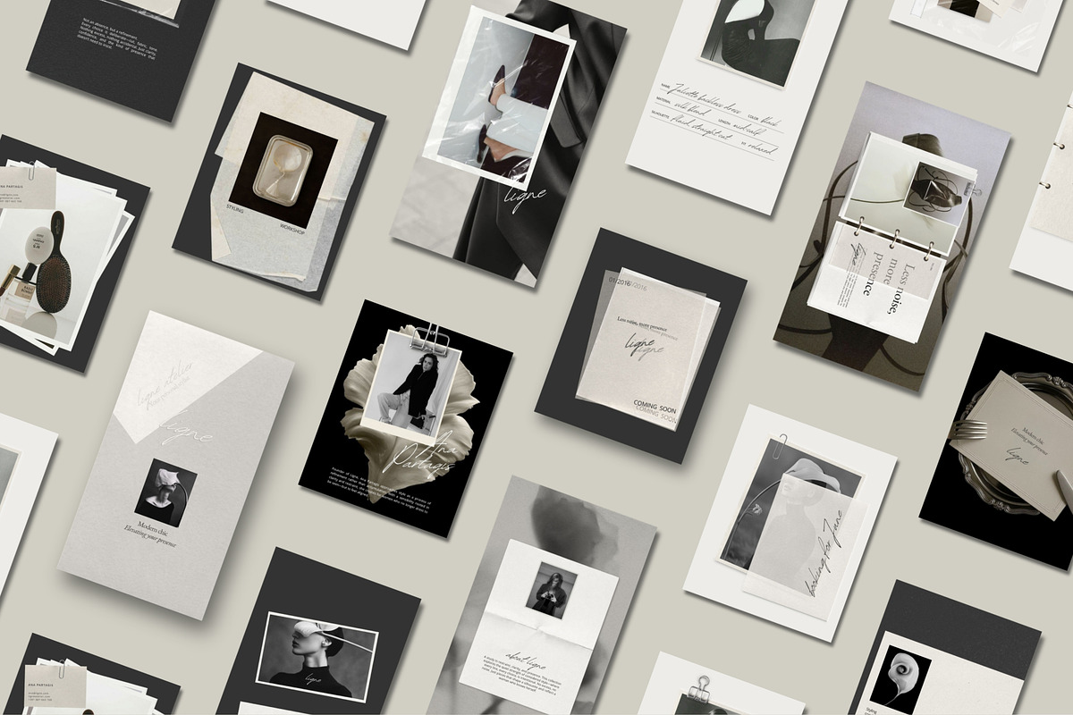 Aesthetic Bundle Canva templates, a Social Media Template by Studio Suvelle (Photo 4 of 8)