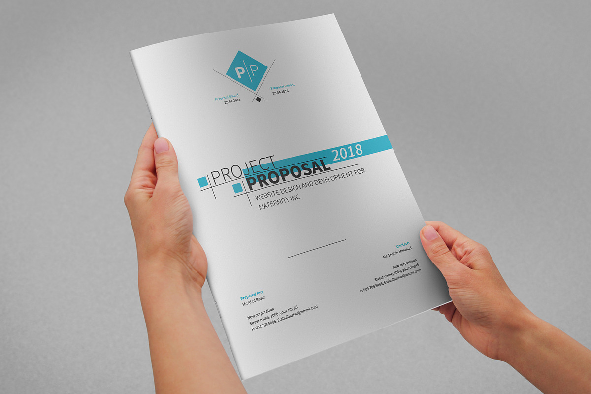 Project Proposal Template, a Brochure Template by DesignGhar (Photo 5 of 13)