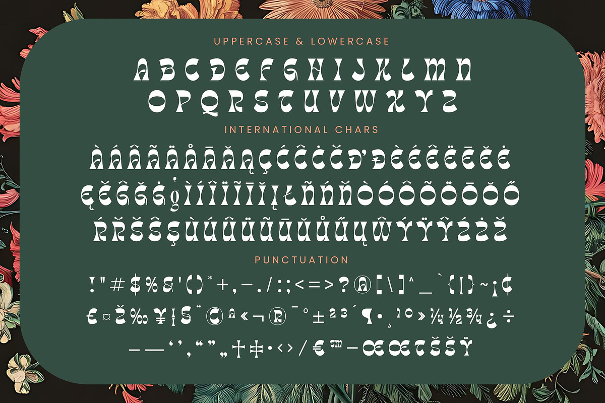 Tanqier Groovy Display Font, a Serif Font by timelesstype.co (Photo 19 of 20)