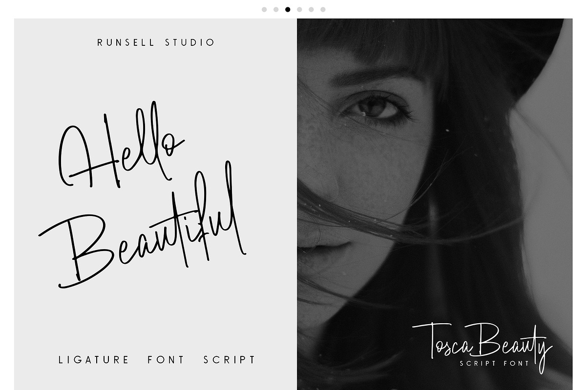 Tosca Beauty Handwritten Font preview 3