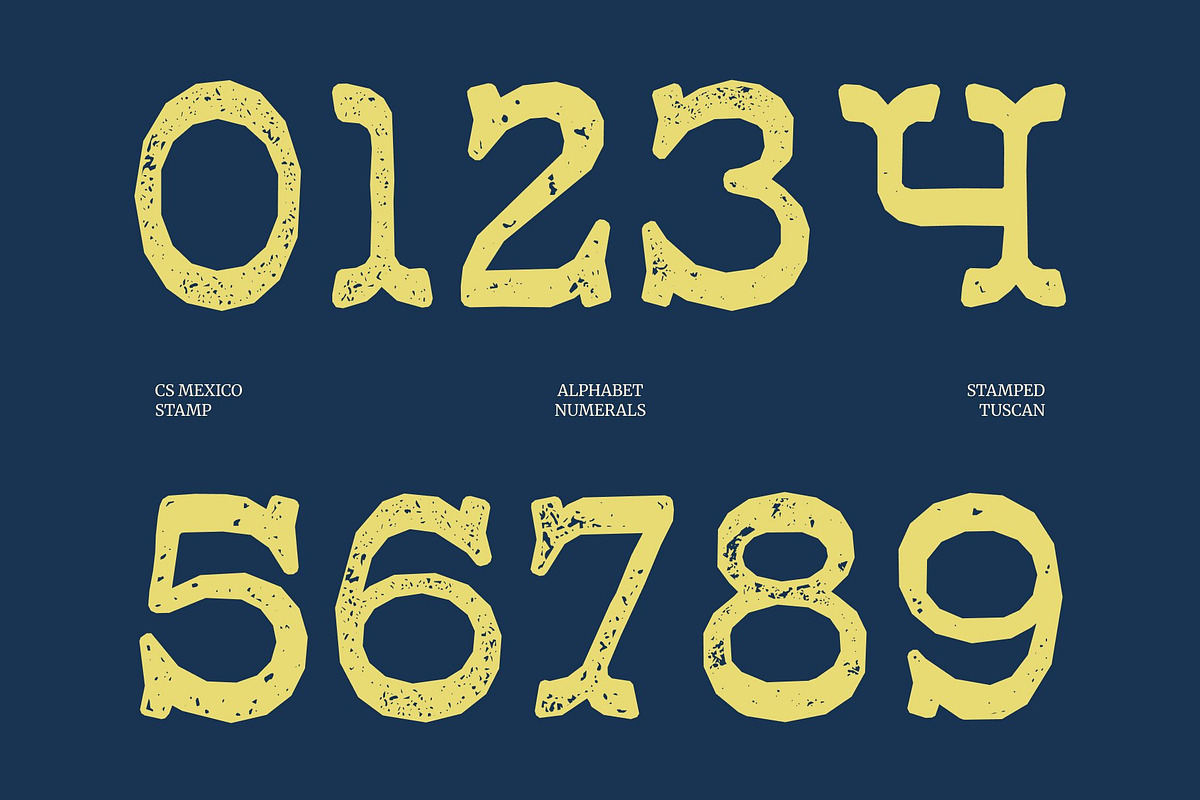 CS Mexico Stamp, a Serif Font by Craft Supply Co. (Photo 4 of 8)