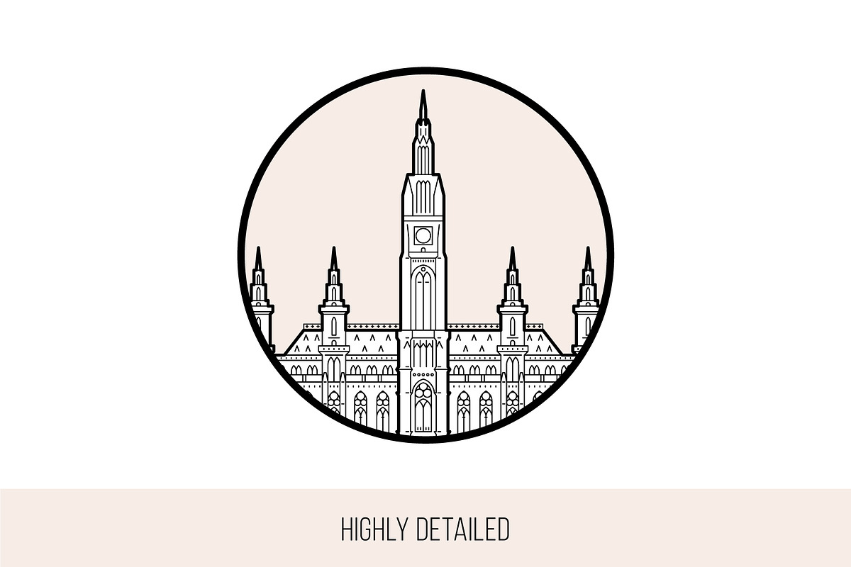 Icons of 30 European cities, a Work Illustration by TheMountBirdStudio (Photo 2 of 9)