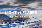 Light & Flares Photoshop Actions, an Action Add-On by Contrastly Shop (Thumbnail 1 of 4)