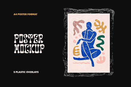Wrapped A4 Poster Mockup, a Packaging Mockup by Design Squad