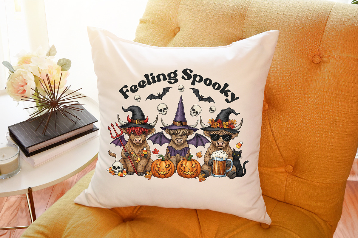 Feeling Spooky Png-Witchy Cows & Pum, an Illustration by Sublimation Artist (Photo 9 of 9)