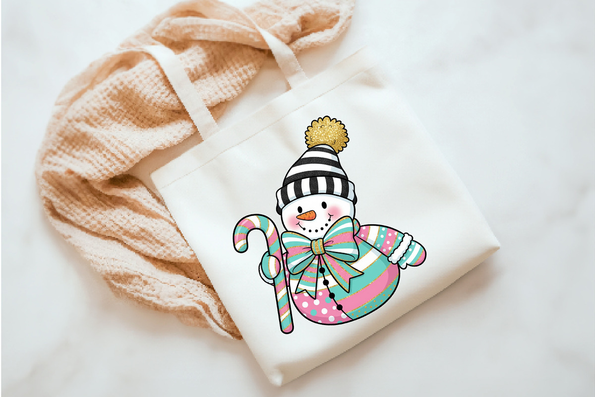 Colorful Glitter Christmas Png Desig, an Illustration by Watercolor design (Photo 3 of 3)