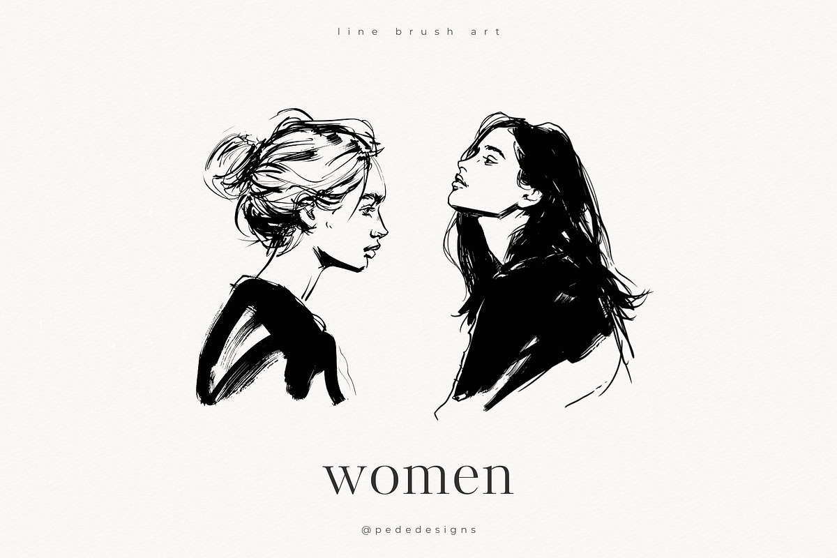 Women I, a Person Illustration by PeDe Designs (Photo 2 of 6)