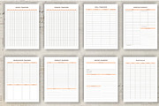 Printable Life Planner Template, a Stationery Template by Design House (Thumbnail 3 of 9)