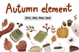 Autumn element illustration